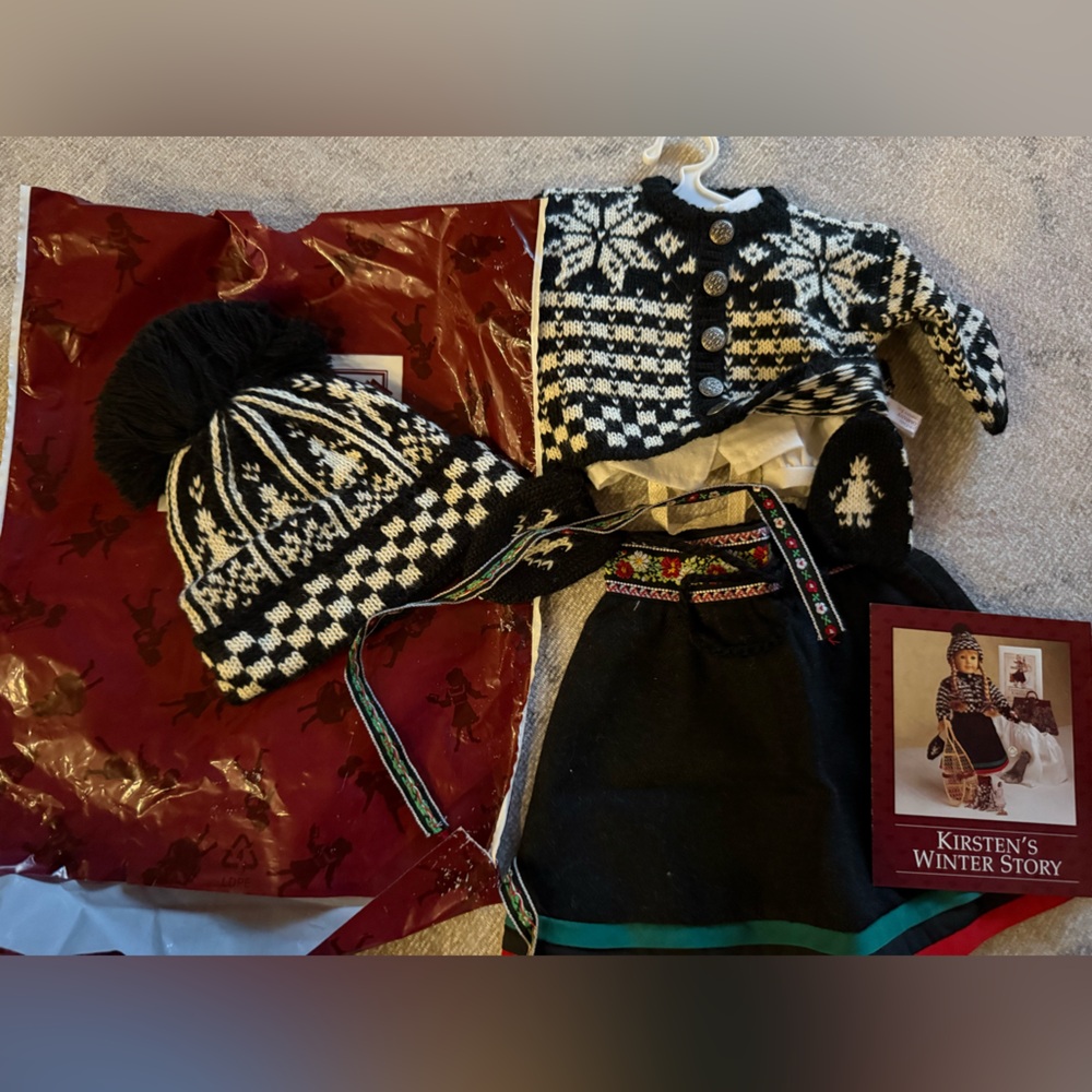 American Girl Kirsten’s Winter Story Outfit Set